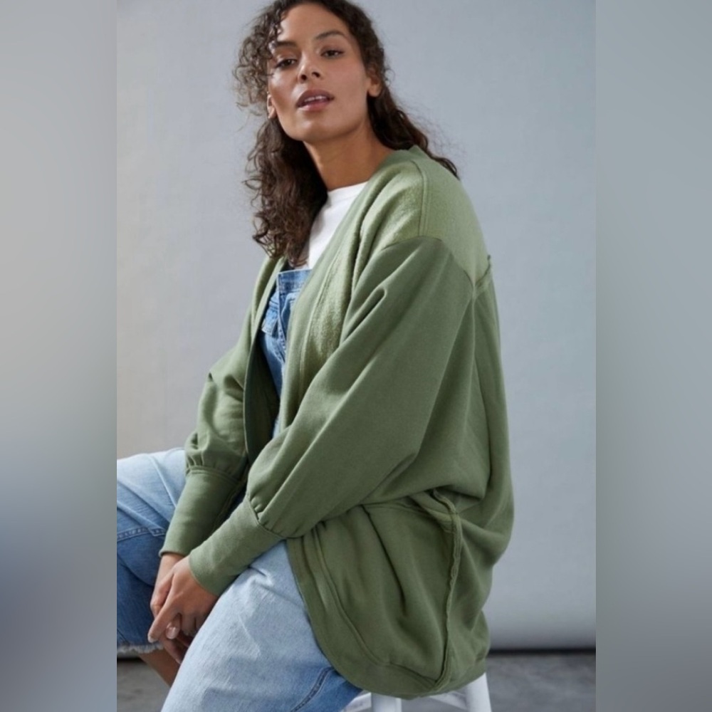 Anthropologie Pilcro Aubrey Oversized‎ Drape Cardigan